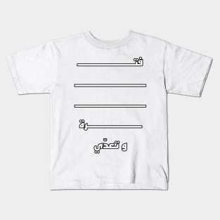 It Is A Period It Passes In Arabic Calligraphy Kids T-Shirt